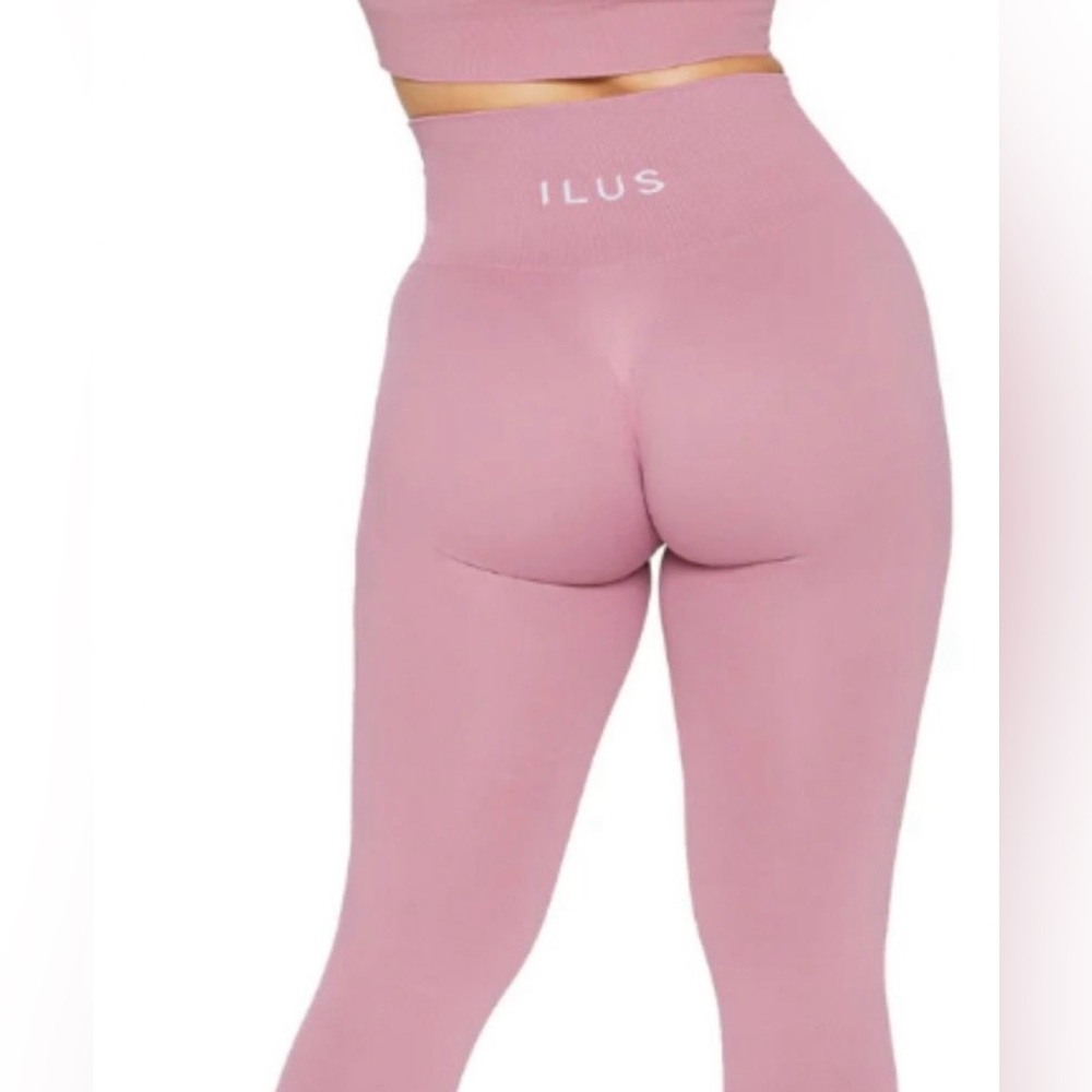 ILUS rose color High-Waisted Leggings size Small